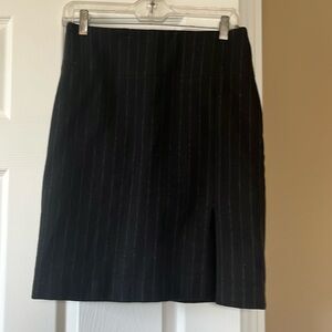 Banana Republic stripped wool skirt Sz 2